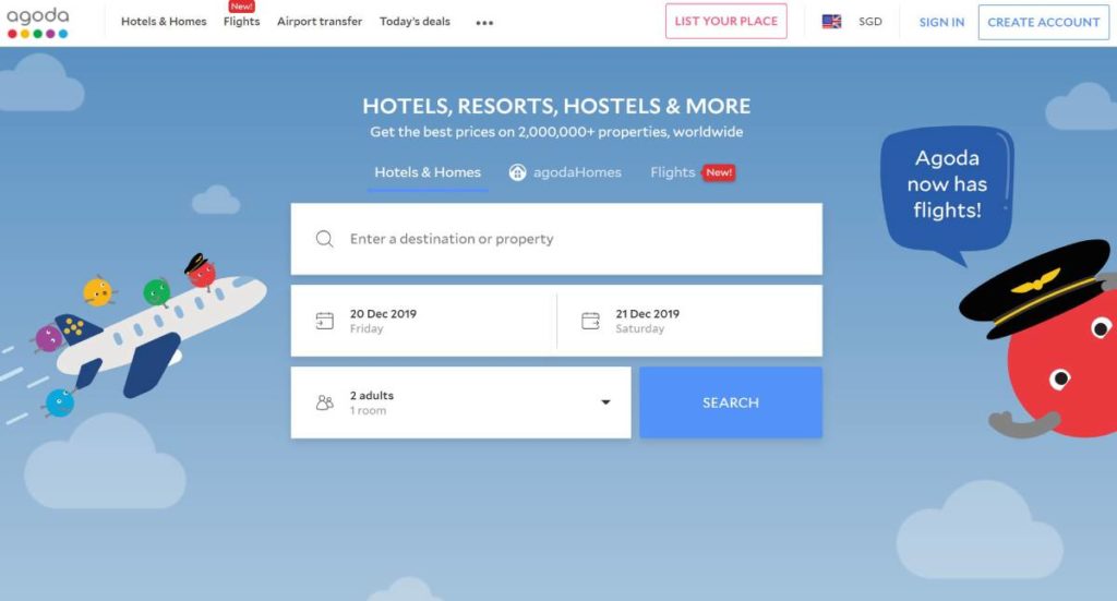 Top hotel and flight booking sites for travellers, agoda.com